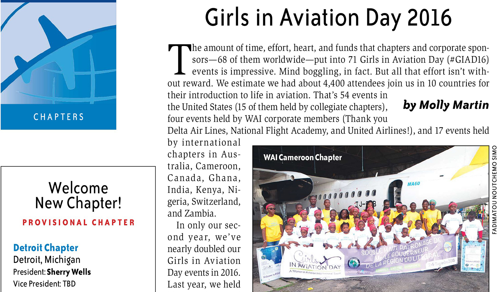 Hartsfield-Jackson’s Tour program featured in Women in Aviation newsletter