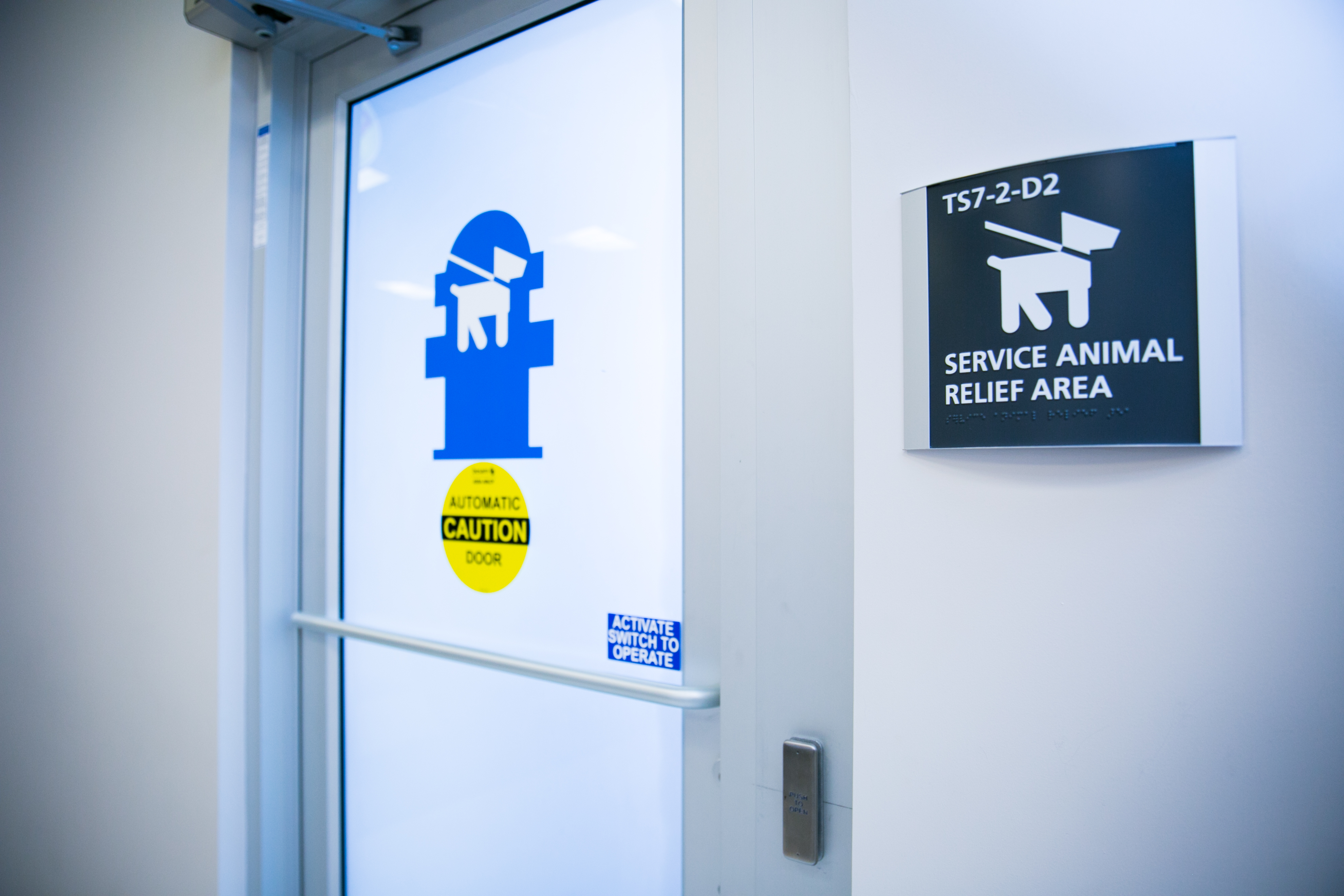 ATL’s relief areas provide haven for service animals, passenger pets