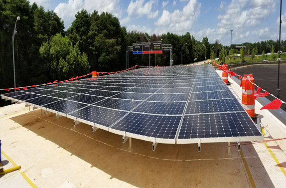 New Commercial Vehicle Hold Lot saves energy, reduces traffic